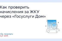 ​Как проверить начисления за ЖКУ через «Госуслуги Дом»
